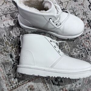 UGG Classic White Boots with Cozy Lining